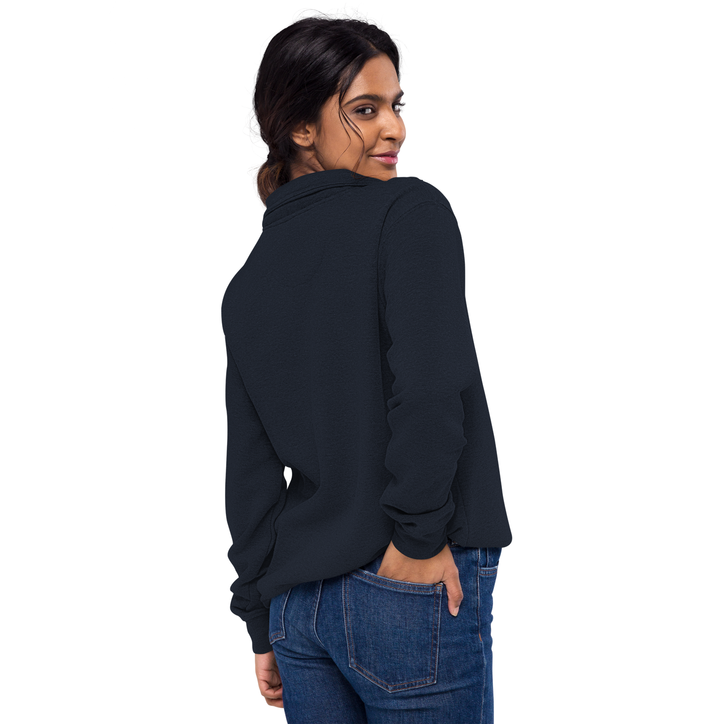 Unisex fleece pullover