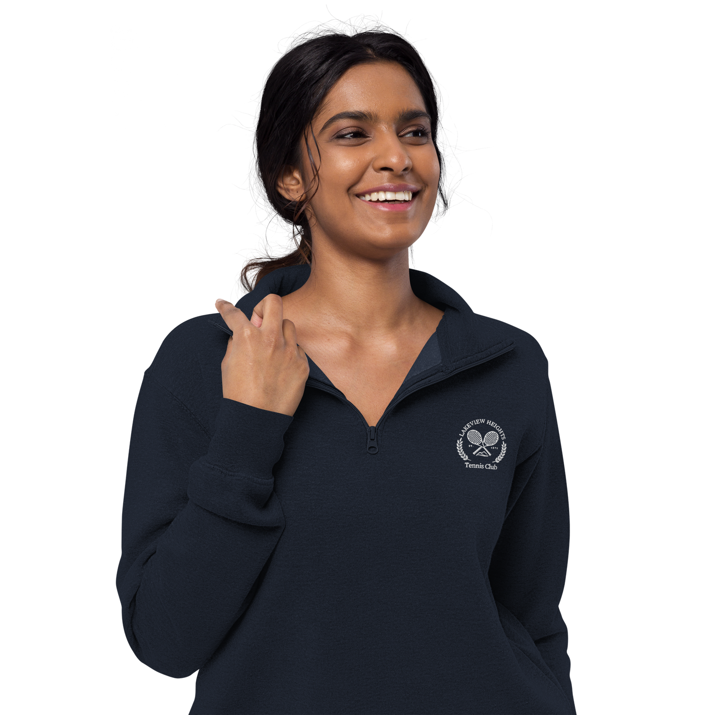 Unisex fleece pullover