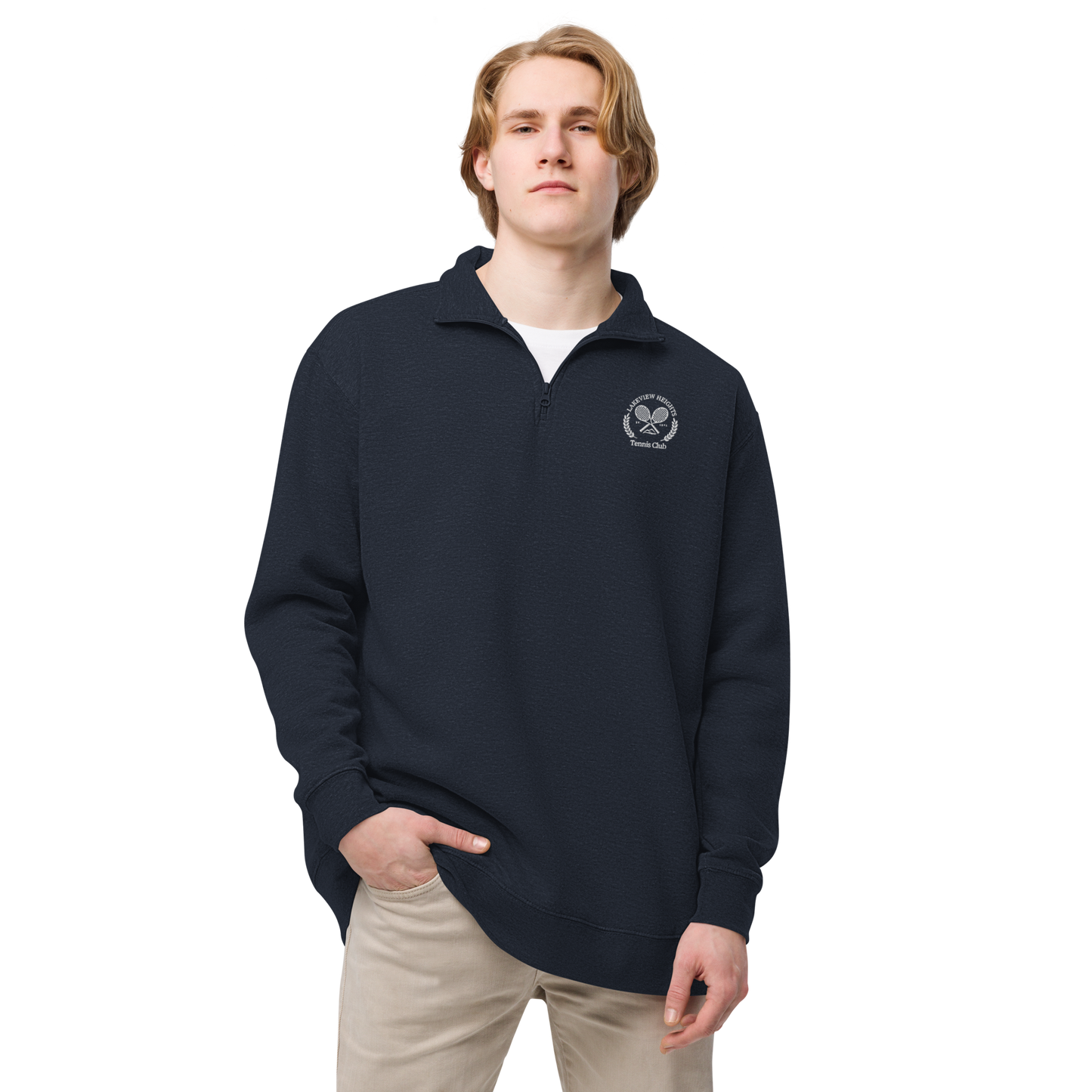 Unisex fleece pullover